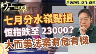 #恒指 7 月分水嶺點搵 ？ 或會跌至 23000？【炒+經濟學】｜大而美法案有咩機會｜短炒波士 Ringo #股票 #恒指#納指 #daytrading