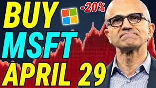 Buy Microsoft BEFORE April 29th!? (Everything Will Change...)