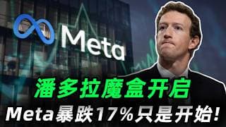 潘多拉魔盒开启，Meta暴跌17%只是开始!?注意了，你的钱包正在遭受损失!更大的暴跌即将来临!？META,GOOG,MSFT,NVDA#trading #投資 #美股 #meta