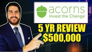 Acorns Investment App Review After 5 Years || $500,000 Account Portfolio