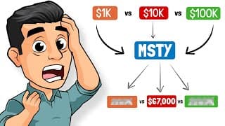 Investing $1k vs $10k vs $100k in MSTY — Here’s what happens!
