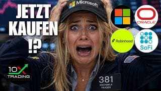 🕵🏼 MICROSOFT – ORACLE – ROBINHOOD – SOFI 🔎 Jetzt kaufen ⁉️ Aktien Analyse