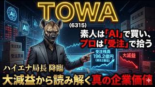 【株式投資銘柄分析】TOWA（6315）絶望の下方修正と「196億円」の裏数字。2つの足枷とハイエナの生存戦略
