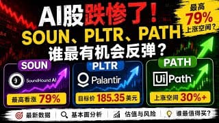AI股跌惨了！SOUN、PLTR、PATH谁最有机会反弹？