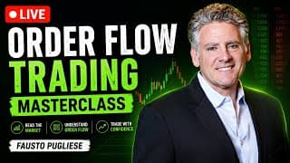 Order Flow Trading with Fausto Pugliese | Free Weekly Masterclass | June 17, 2026