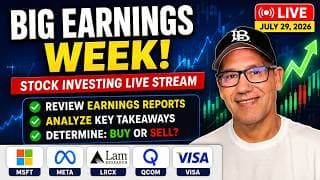 Big Tech Earnings LIVE: MSFT, META, LRCX, QCOM & VISA | Buy, Sell or Hold?
