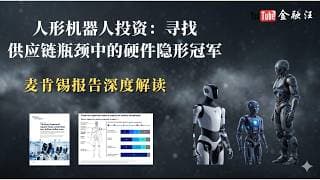 人形机器人投资：供应链约束之下的硬件投资机会分析（麦肯锡报告解读）  人形机器人｜投资机会与方向｜地缘经济 ｜供应链瓶颈 ｜中国 ｜美国 ｜稀土永磁｜组件 ｜灵巧手  | 20250505