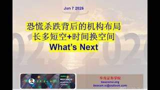 恐慌杀跌背后的机构布局：本次调整的逻辑、性质、幅度及关键影响事件