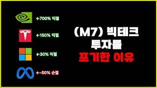 빅테크 투자를 포기하고 QLD, TQQQ를 선택했습니다.