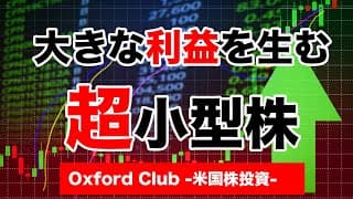 大きな利益を生む超小型株｜米国株投資【米国株投資チャンネル】