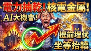 山姆·奧特曼急了？AI算力即將抽乾全球電網！2026提前埋伏這5大“核電與有色金屬”妖股，坐等華爾街抬轎！#山姆·奧特曼 #AI算力 #電網危機 #核電 #有色金屬 #妖股 #2026投資 #華爾街