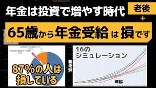 【年金×新NISA投資】繰り上げ受給・繰り下げ受給による損益分岐点をシミュレーション。最適な受給タイミングとは【老後】