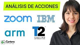 ANÁLISIS TÉCNICO DE ACCIONES PARA NO PERDER DINERO: ZOOM, IBM, ARM y T2