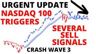 URGENT UPDATE:  NASDAQ 100 Triggers Several Sell Signals - CRASH WAVE 3 UNDERWAY - Watch Immediately