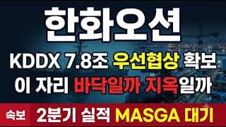[한화오션 주가 전망] 잠수함 수주 실패 후 반등, 10만원 뚫을까? #한화오션 #한화오션주가 #한화오션주가전망