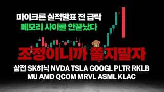 나스닥 하락장은 없다, 조정은 매수기회, 반도체 사이클 아직 안 끝날것