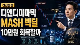 [디앤디파마텍 주가 전망] MASH 빅딜 반등, 10만원 회복할까 #디앤디파마텍주가전망 #디앤디파마텍목표가 #디앤디파마텍