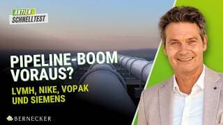 Pipeline-Boom voraus? 4 Aktien im Schnelltest: LVMH, NIKE, Vopak und Siemens