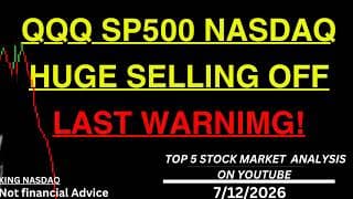 LAST WARNING! HUGE SELL OFF IN QQQ TO 665 THIS WEEK? - apple Tesla mu nvda msft stock market charts