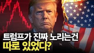 트럼프가 관세로 미국 주식을 '망치는' 진짜 이유