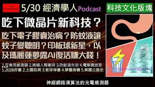 經濟學人5/30《科技文化版塊Podcast》吃下電子膠囊治病？防蚊液讓蚊子變聰明？南極越冬揭開人際衝突真相！本期解析科技新知，再看土耳其政局、15歲板球神童，並解密瑪麗蓮夢露死後創造的驚人商機！