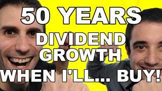 50 YEAR of Dividend GROWTH... Here is when I'LL BUY!💰