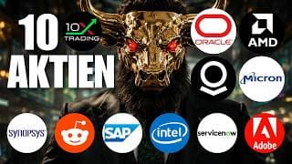 🚨 10 AKTIEN 🕵🏼 Oracle AMD Palantir Micron Adobe ServiceNow Intel SAP Reddit Sysnopsys