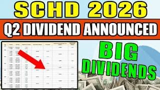 SCHD Just Announced Their Q2 Dividend Payment!