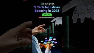 5 Tech Industries booming in 2026 #csi #ai #investing #semiconductors #investmentopportunity