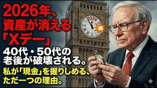 【バフェットは買っていない】銀行や証券会社が「今が買い時」と煽るのは、暴落前にあなたに株を押し付けるためです。なぜ2026年に株価は暴落するのか？メディアが隠すXデーの全貌と、資産を守る唯一の回避策