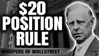 Before You Risk Big, Master the $20 Position Rule | Jesse Livermore