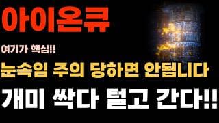 [아이온큐 주가전망] 눈속임 주의 당하면 안됩니다. 개미 싹 다 털고 간다!!