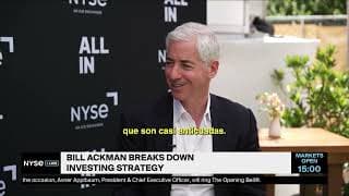 El CEO de Pershing Square, Bill Ackman, explica la estrategia detrás de las cotizaciones en el NYSE