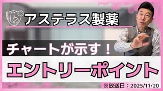 【2025年11月20日】アステラス製薬株、**チャートが示す「最高の買い場」**を完全解説！