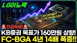 [LG이노텍] -31% 조정 끝났나? AI 기판 폭발 시작 #LG이노텍