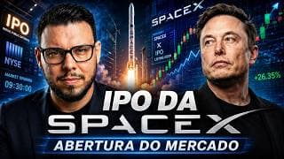URGENTE! IPO DA SPACEX AO VIVO! ISSO PODE DRENAR O BITCOIN?