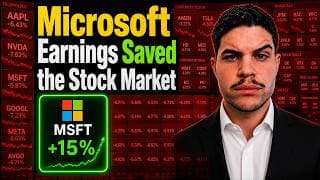 Microsoft Earnings just saved us