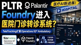 Palantir医疗AI又落地！TeleTracking把Foundry带进医院门诊转诊系统