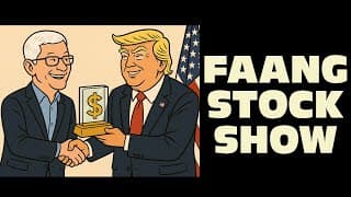Tim Cook BENDS THE KNEE | Google Stock BREAKOUT? | GPT 5 Launch | FAANG STOCK RECAP SHOW