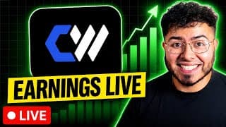CoreWeave Earnings Live | DID I CHOOSE WRONG??