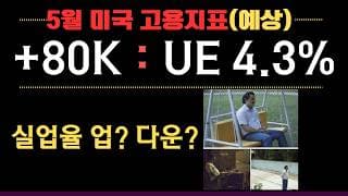 [함께보기] 5월 미국 고용지표 (Nonfarm Payrolls)