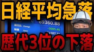 【歴史的急落？】歴代３位の下げ幅。全投資家が知っておくべきインデックス特有の歪み