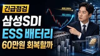 [삼성SDI 주가 전망] ESS 배터리 반등, 60만원 회복할까 #삼성SDI주가전망 #삼성SDI목표가 #삼성SDI