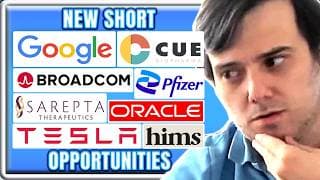 Tesla Hasn't Hit Bottom. Oracle Oversold, SPRB is a $400 Stock, Broadcom, Google | Martin Shkreli