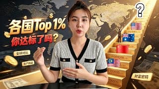 你离前1%还有多远？各国财富门槛曝光，普通人还能逆袭吗？