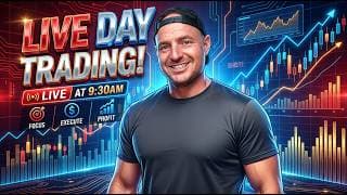 💰 Live Futures Day Trading — Market Open (ES & NQ) | OM