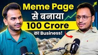 He Built 100 Crores Company Through Meme Pages! | Story of Idiotic Media
