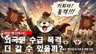 [장중시황] 외국인 2조 순매수 폭격!