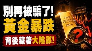 沃什亮出最鷹底牌！沃什演了一場戲？黃金暴跌2%後秒反彈，黃金到頂了還是才剛找到底？黃金為何一天收復全部跌幅？聰明錢早已看穿這場表演