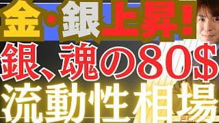 【5/8超速報】金銀上昇！銀は魂の80ドル回復！イラン情勢で株安も流動性相場継続！Google超絶決算から読み解くAI覇権の行方【金・銀・日本株・米国株最新投資情報】